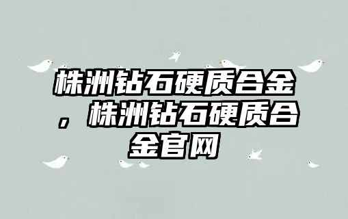 株洲鉆石硬質合金，株洲鉆石硬質合金官網